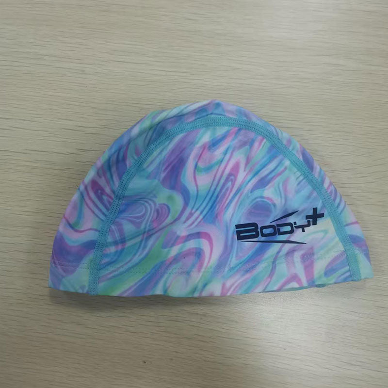fabric swimming caps